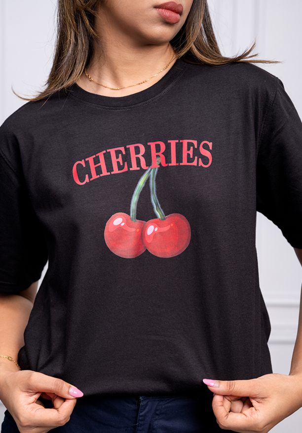 CHERRY BAGGY T SHIRT